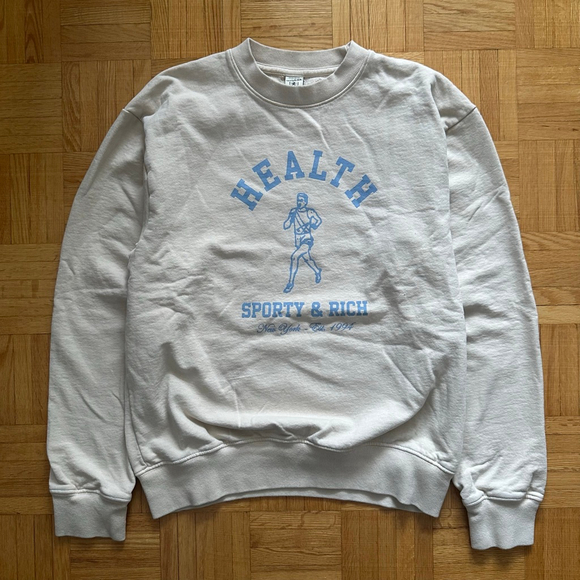 Sporty & Rich Tops - Sporty and Rich Health Sweatshirt Size XS Made in USA